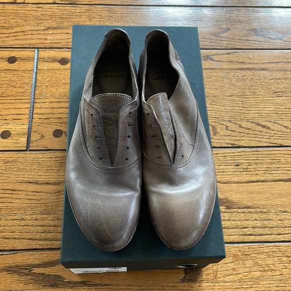 N.D.C. Alba Crust Slip on Oxford Shoes NWT 38/8us - Picture 2 of 5